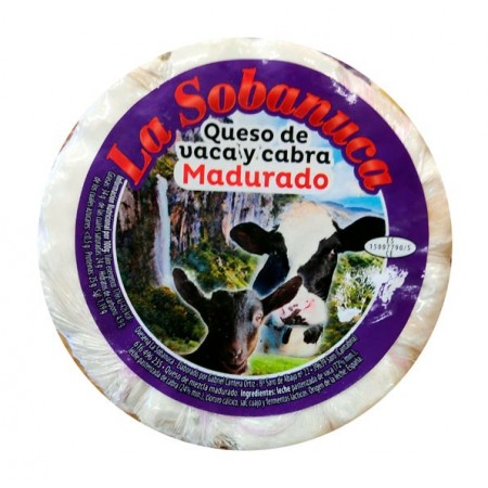 Queso de Vaca y cabra Madurado La Sobanuca