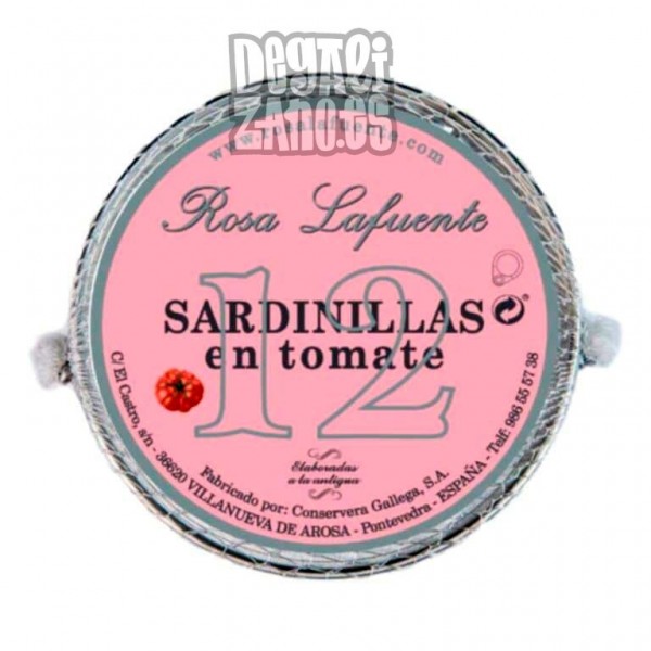 Sardinillas en Tomate Rosa Lafuente al natural 12unds
