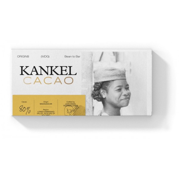 Chocolate 80% Madagascar Kankel Cacao 75grs