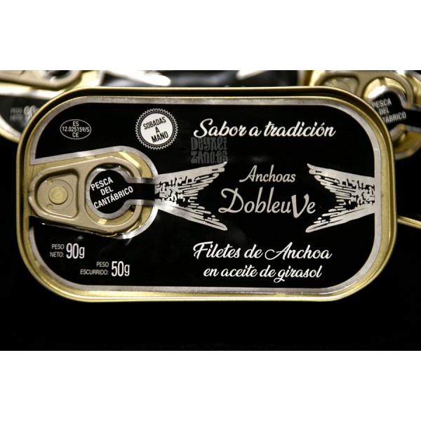 Anchoas DobleuVe Doble Octavillo 14/16 filetes