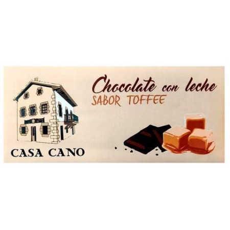 Chocolate con Leche y Dulce de Leche Artesano Casa Cano 125 grs