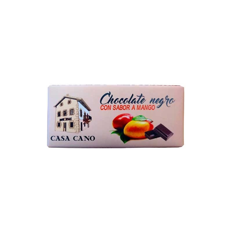 Chocolate Negro Artesano Sabor Mango Casa Cano 125 grs