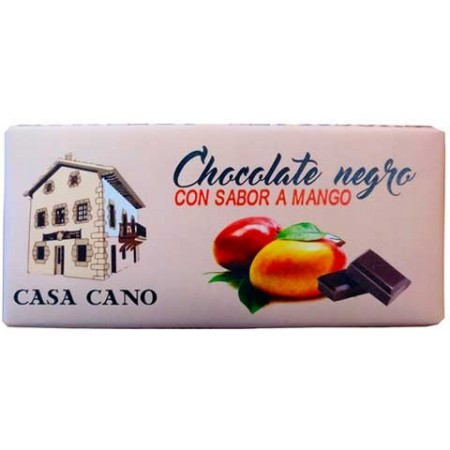 Chocolate Negro Artesano Sabor Mango Casa Cano 125 grs