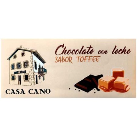 Chocolate con Leche Sabor Toffee Casa Cano 125 grs